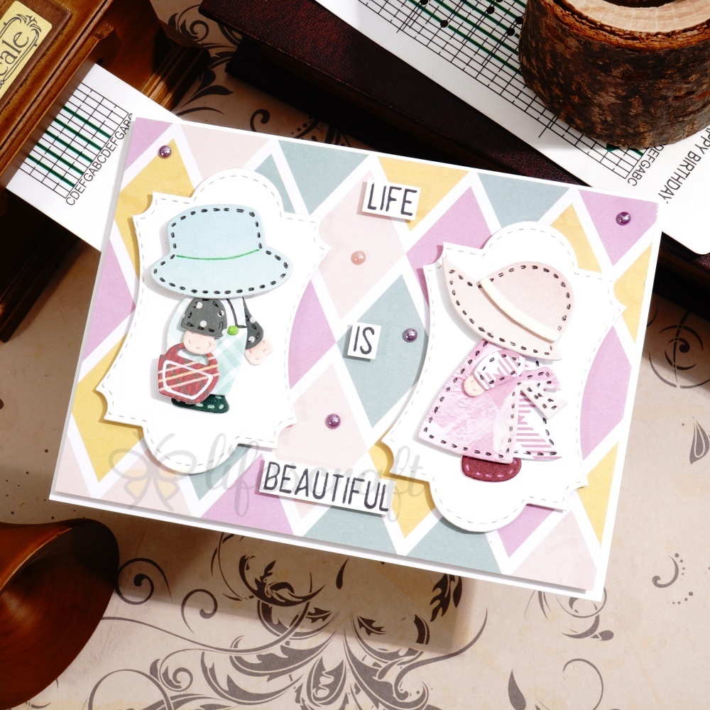 Lifescraft Little Boy and Little Girl Metal Cutting Dies