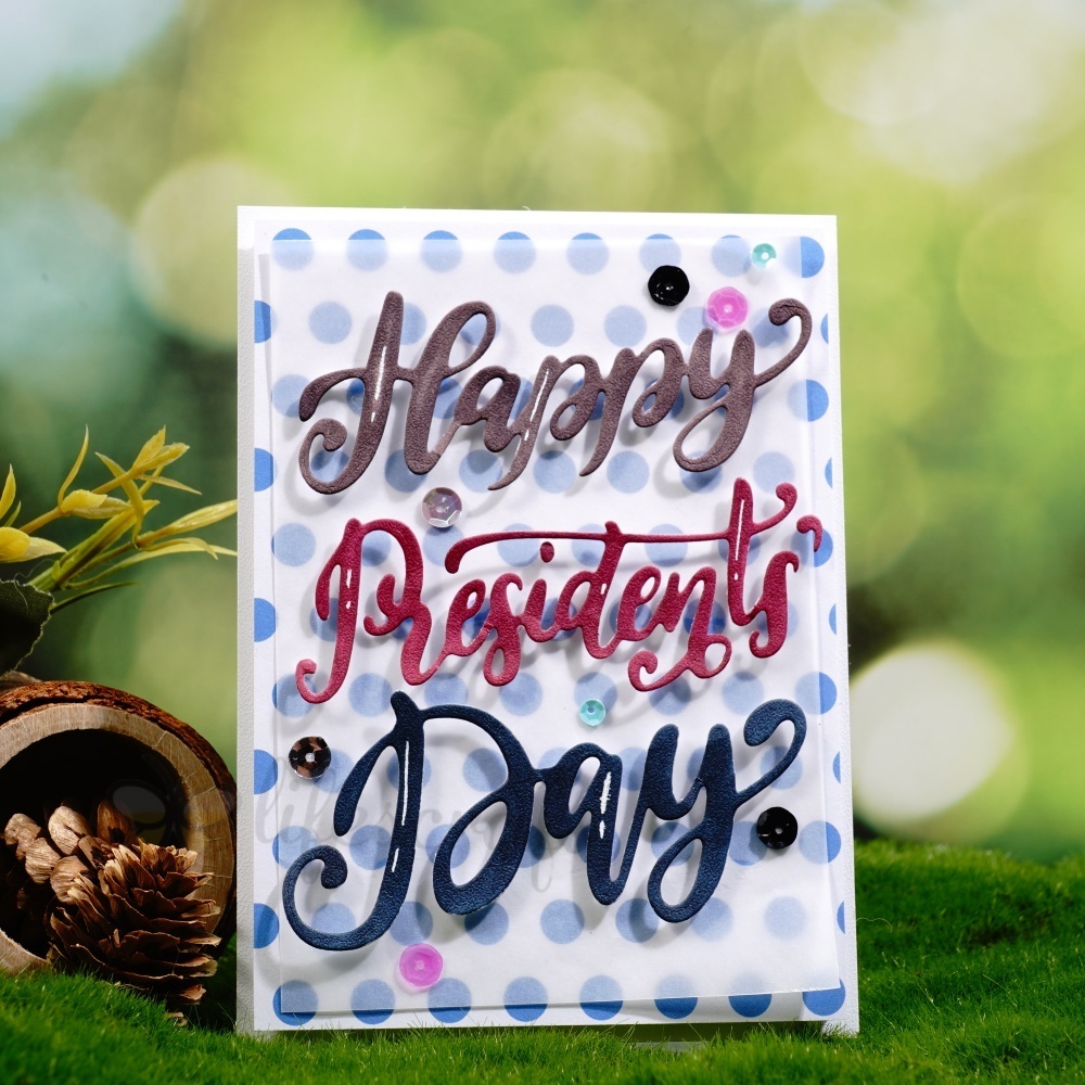Lifescraft Happy Presidential Day Cutting Dies