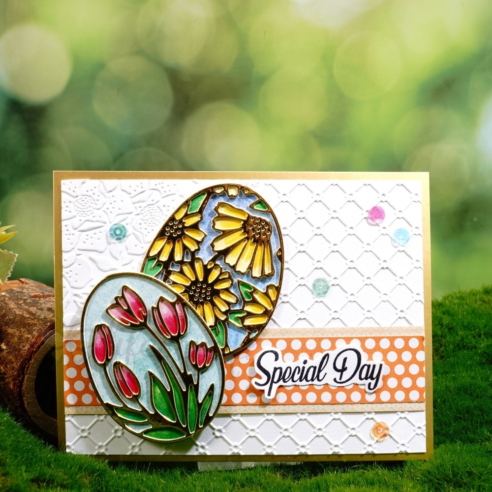 Lifescraft Special Day Flower Egg Metal Cutting Dies