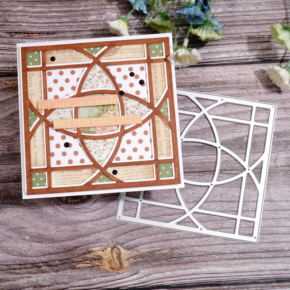 Lifescraft Arc ellipse Cross Background Board Metal Cutting Dies