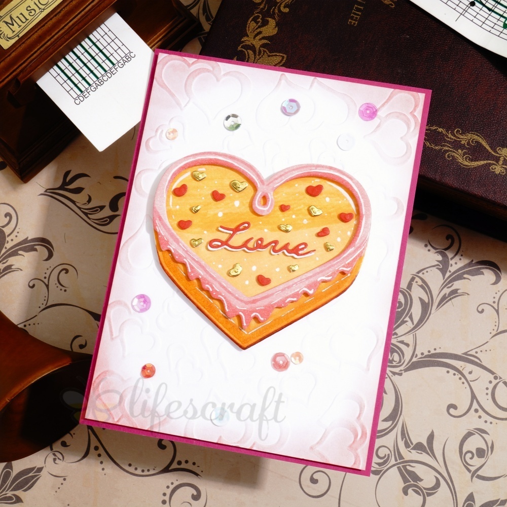 Lifescraft Heart Shaped Chocolate Box Metal Cutting Dies