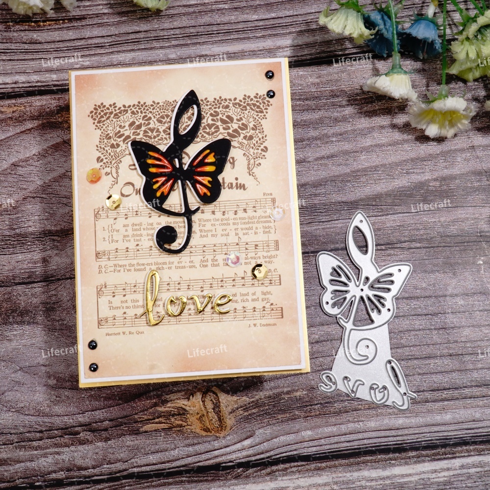 Lifescraft Music Butterfly Metal Cutting Dies