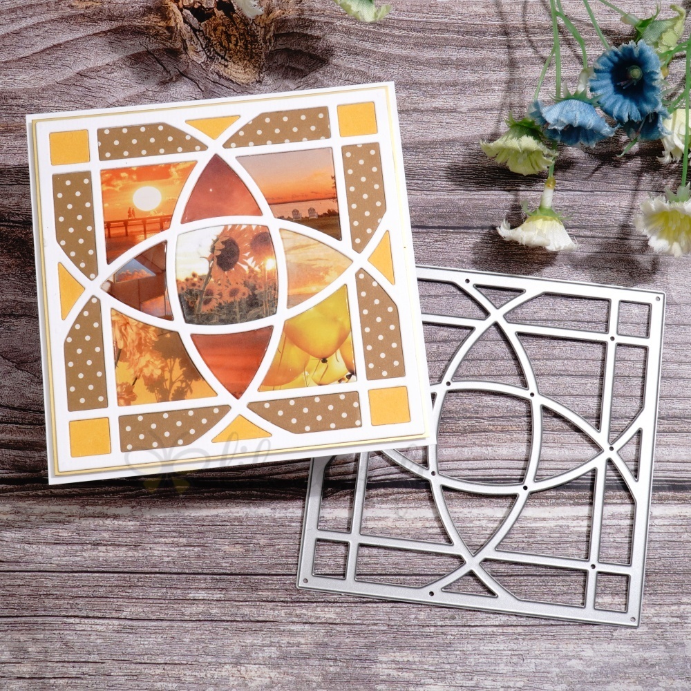 Lifescraft Arc ellipse Cross Background Board Metal Cutting Dies