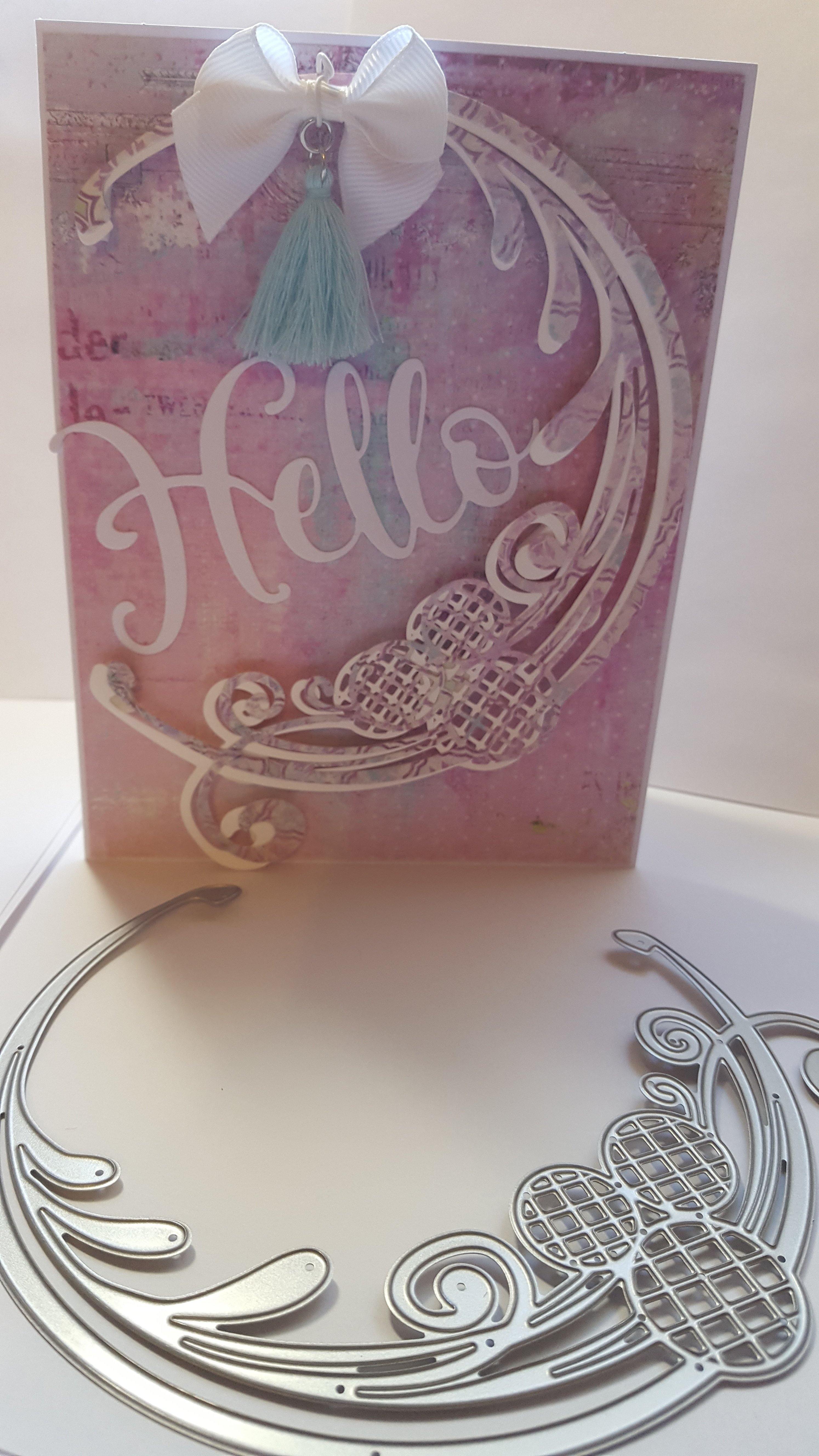 Half Moon Lace Frame Dies - Inlovearts