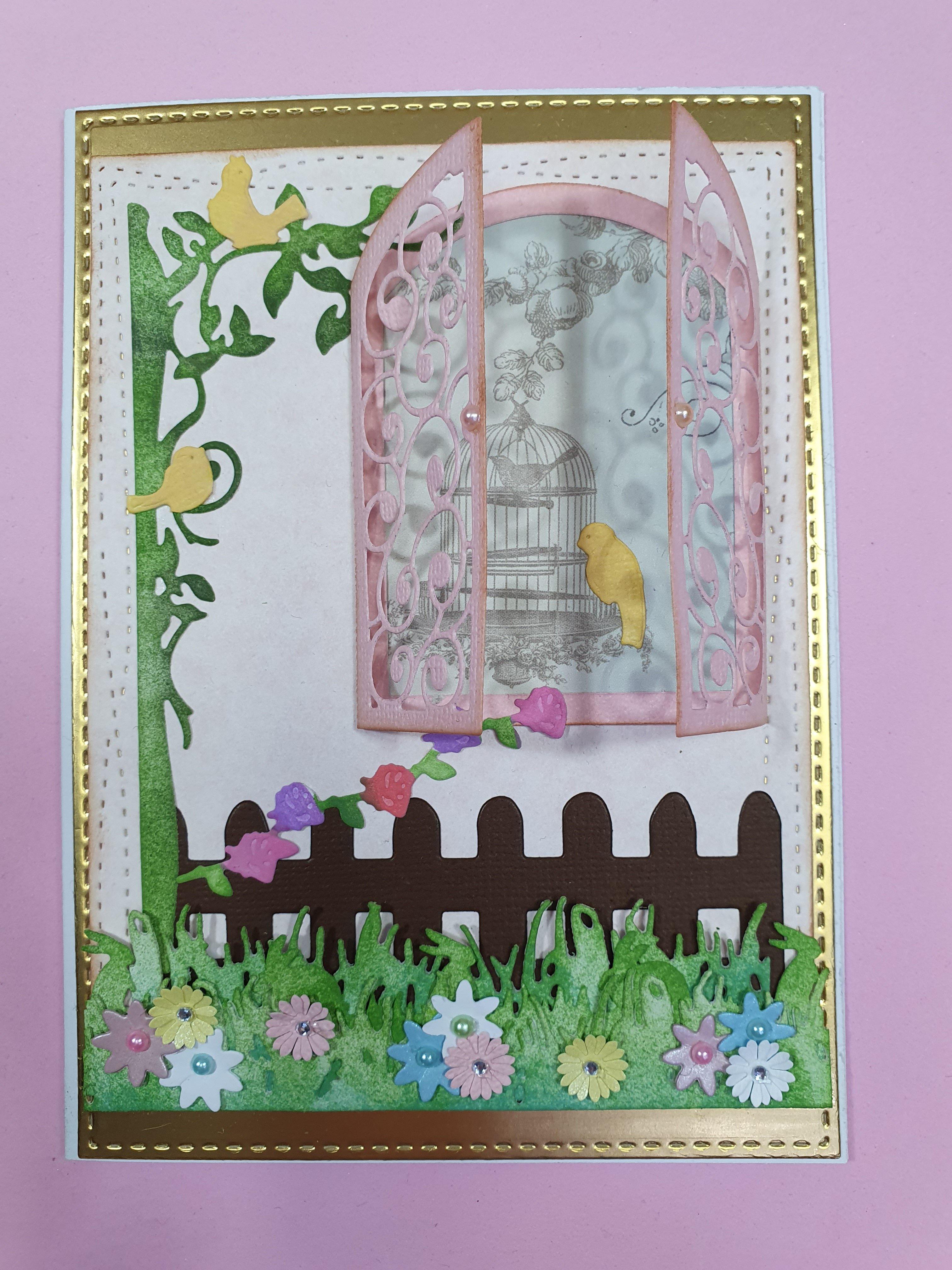 Lace Window Fence Cutting Dies - Inlovearts