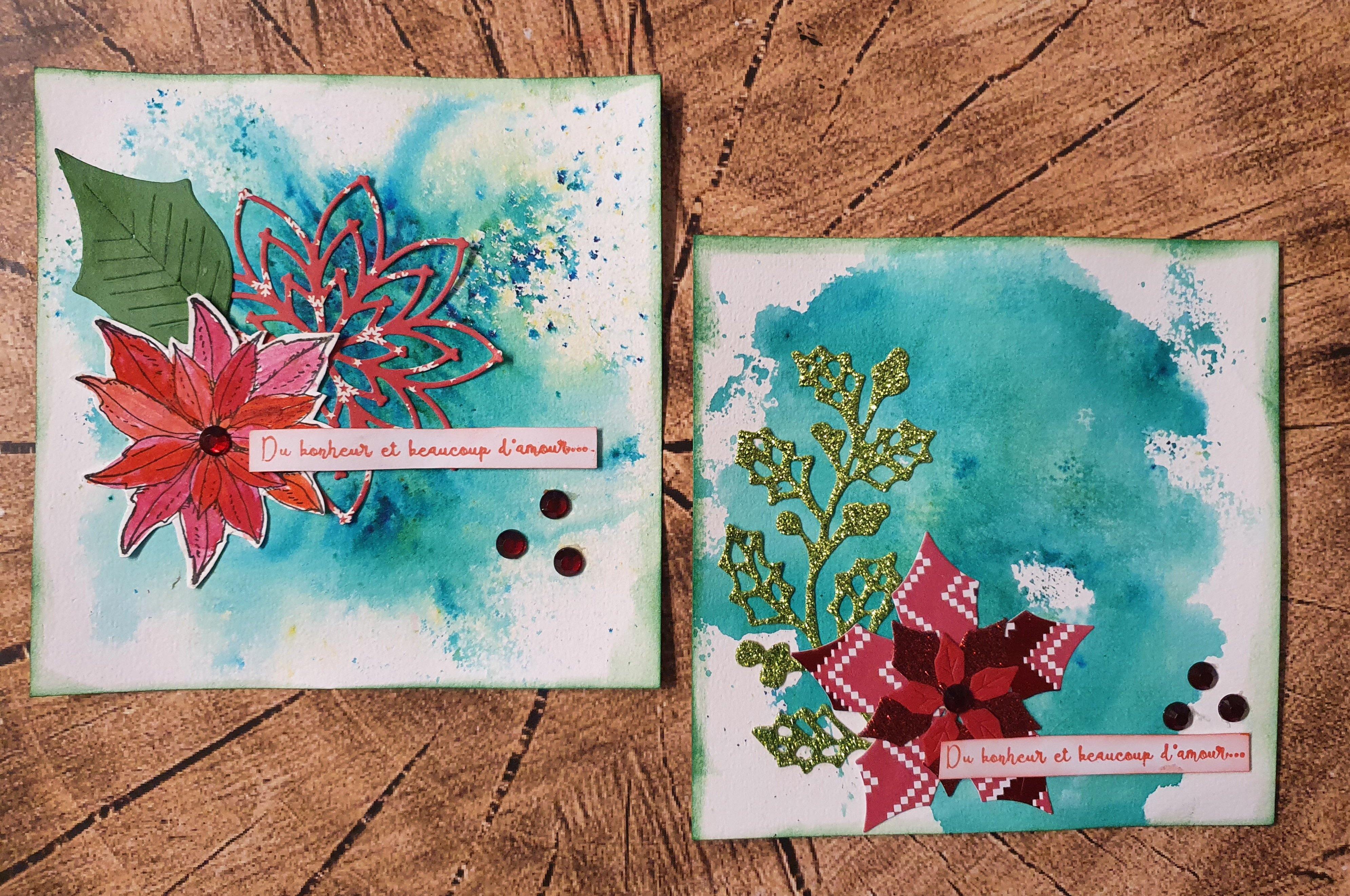 Poinsettia Petal & Leaves Decor Dies - Inlovearts