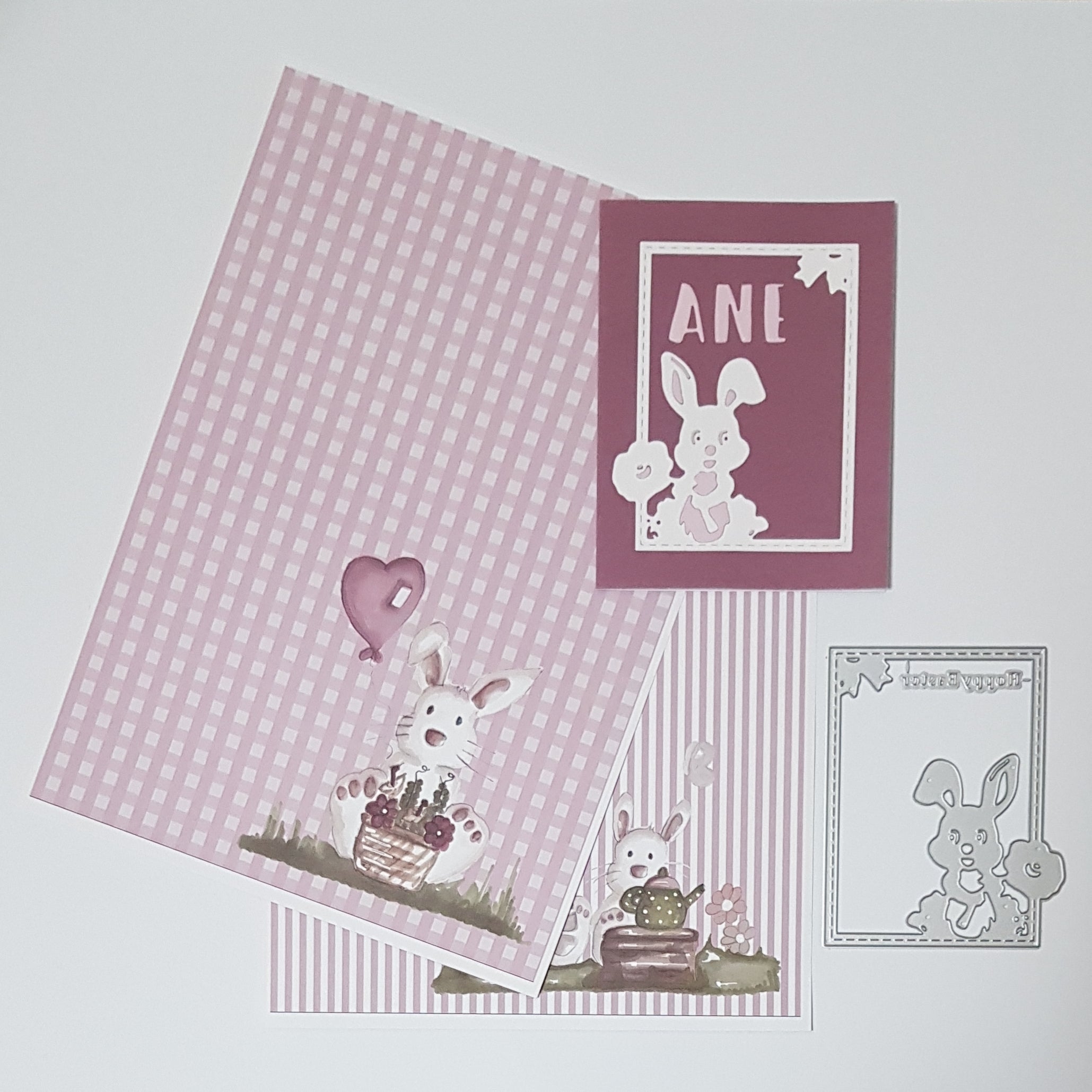 Easter Rabbit Frame Decor Dies