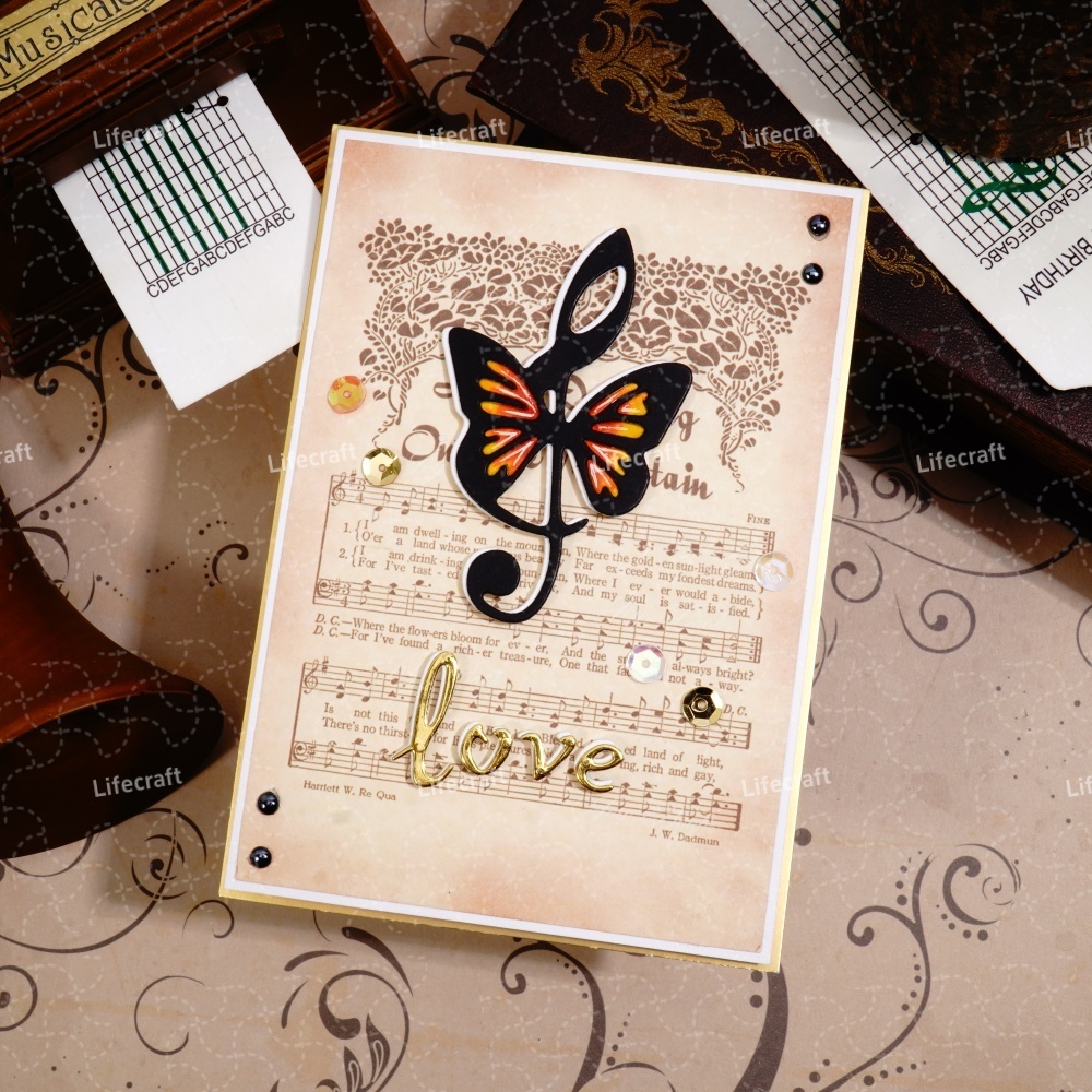 Lifescraft Music Butterfly Metal Cutting Dies