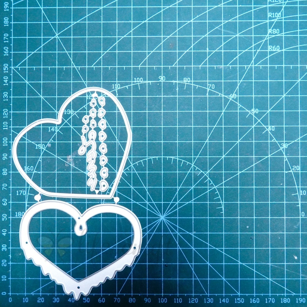 Lifescraft Heart Shaped Chocolate Box Metal Cutting Dies