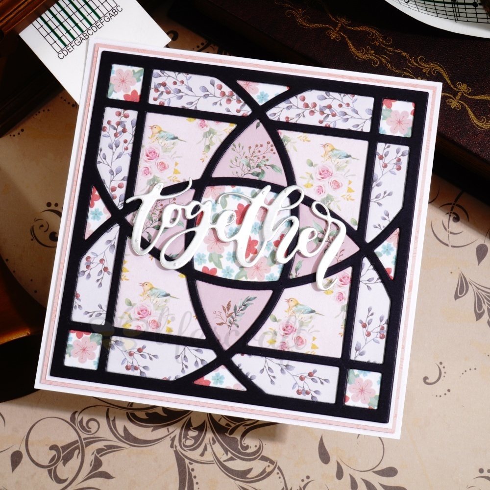 Lifescraft Arc ellipse Cross Background Board Metal Cutting Dies