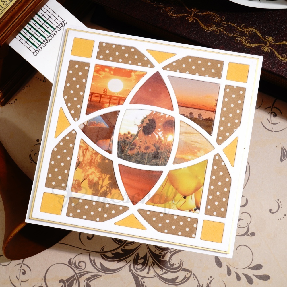 Lifescraft Arc ellipse Cross Background Board Metal Cutting Dies