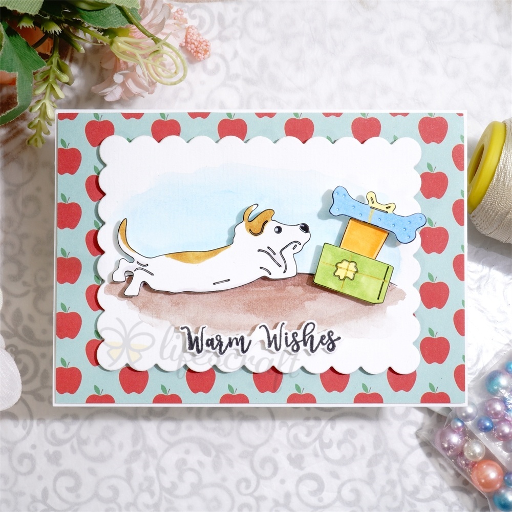 Lifescraft Puppy and Gift Box Metal Cutting Dies