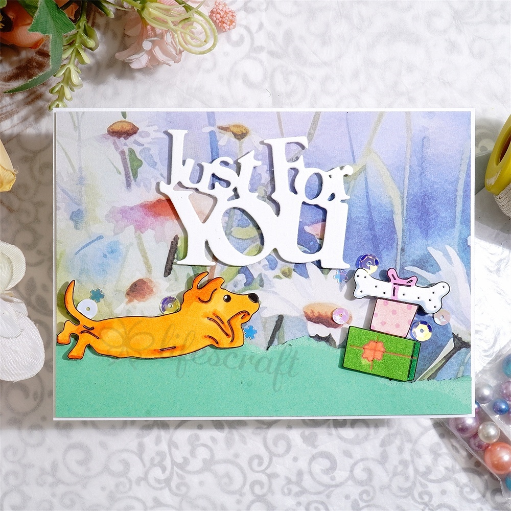 Lifescraft Puppy and Gift Box Metal Cutting Dies