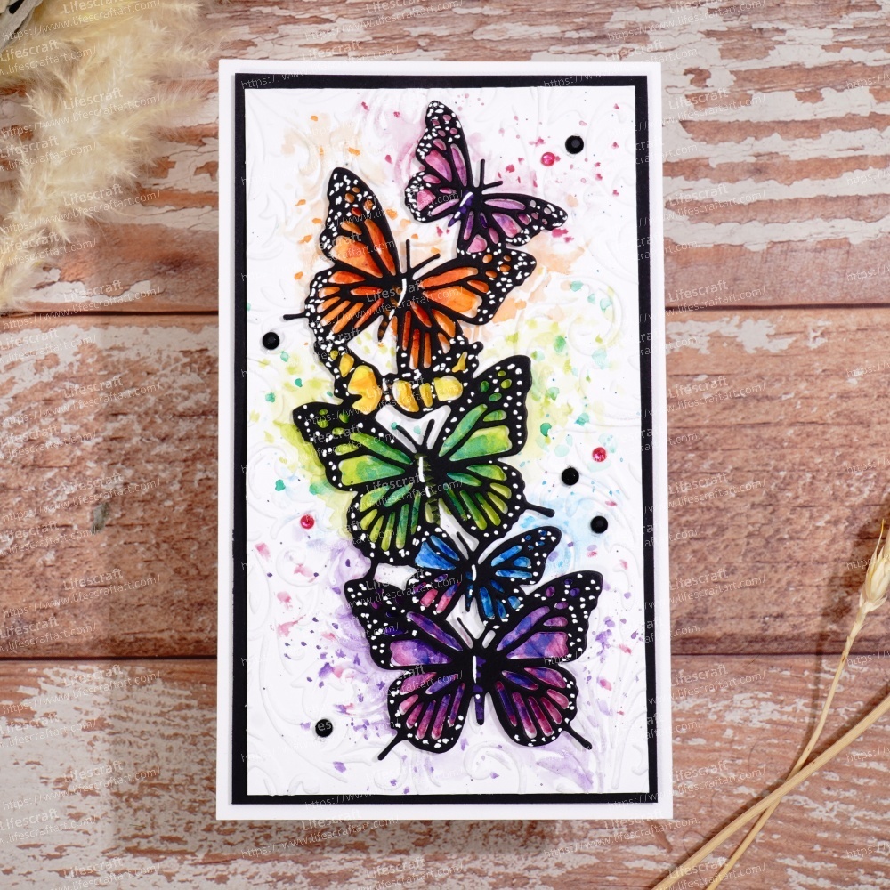 Lifescraft Spring Butterflies Metal Cutting Dies