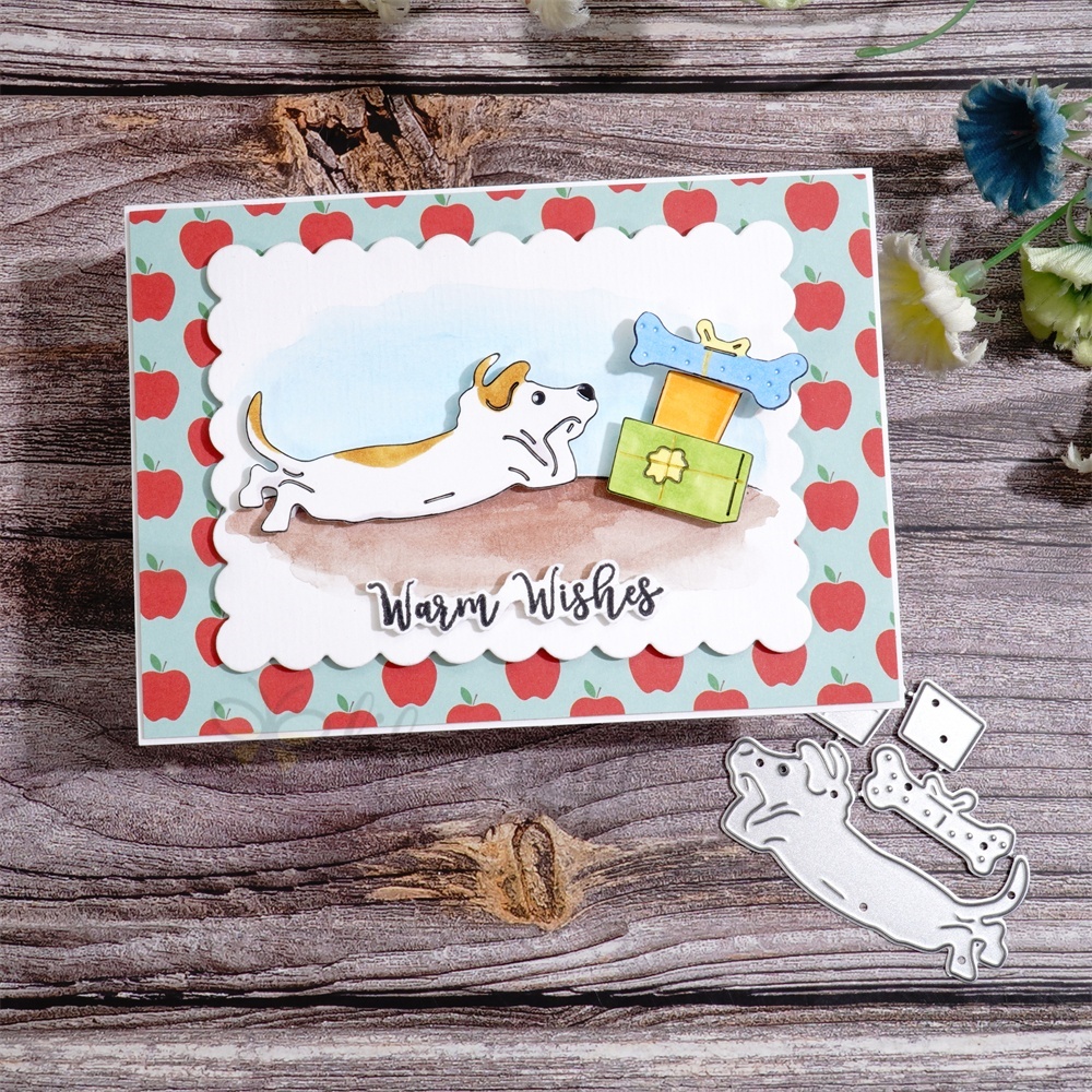 Lifescraft Puppy and Gift Box Metal Cutting Dies
