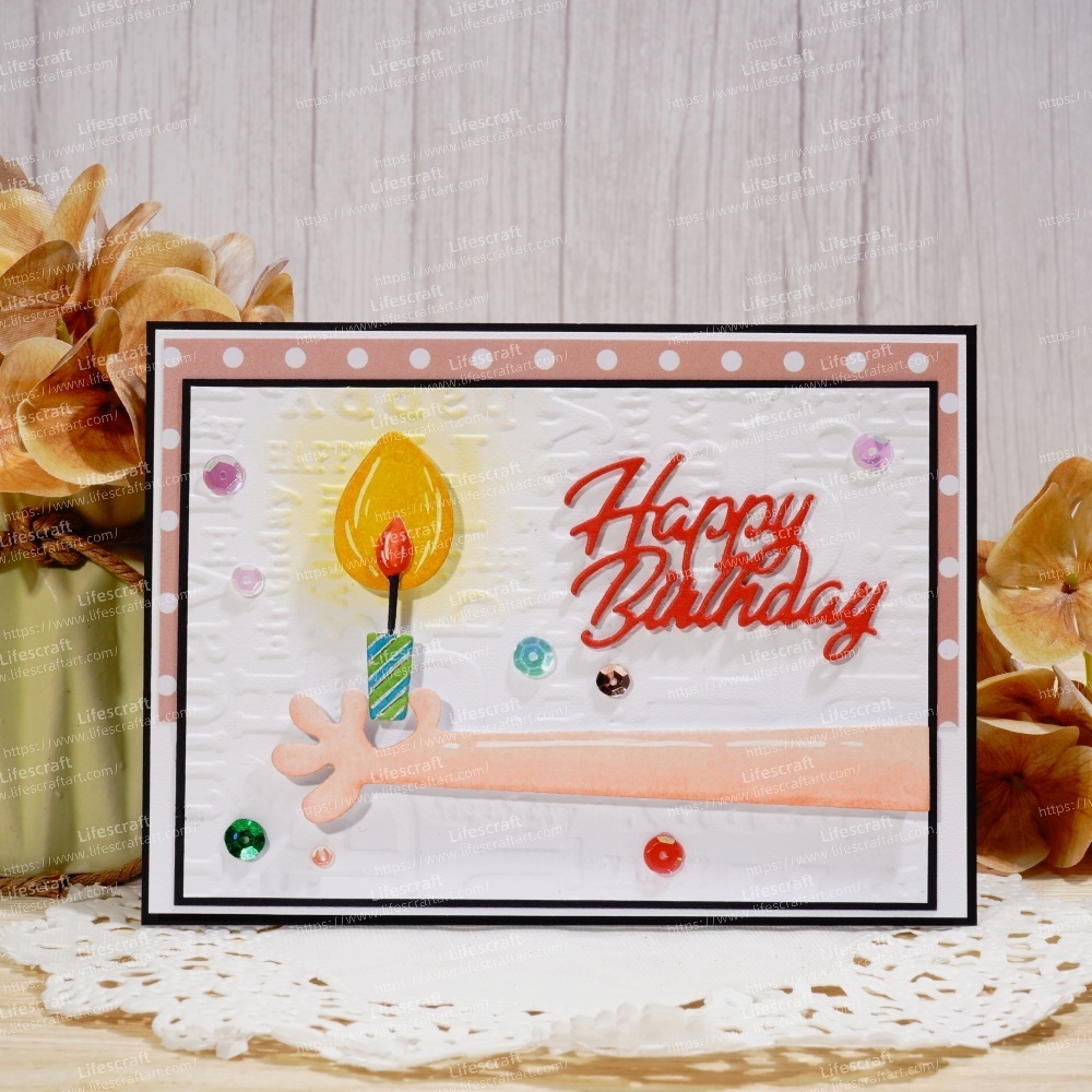 Lifescraft Long Arm Holding A Candle Metal Cutting Dies