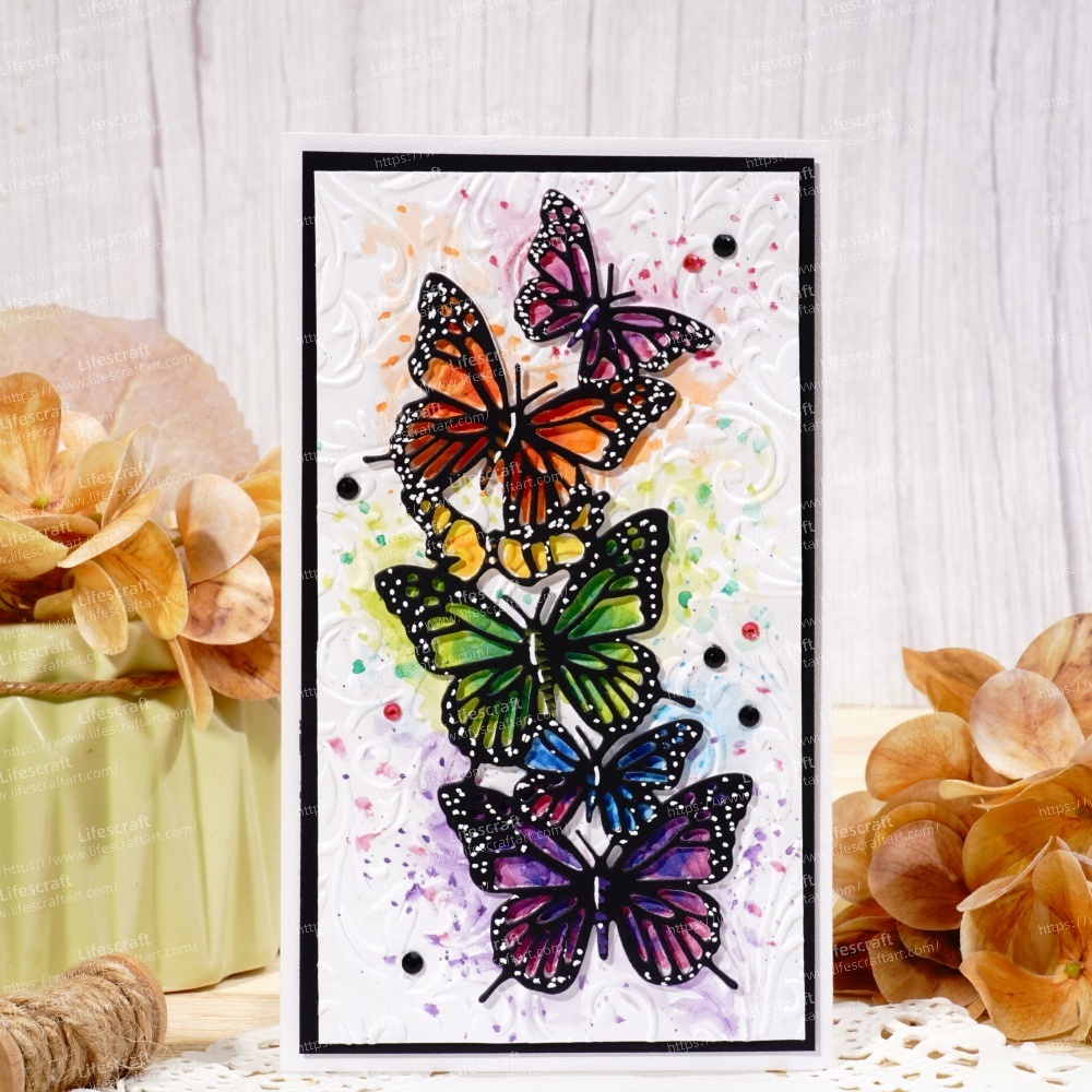 Lifescraft Spring Butterflies Metal Cutting Dies