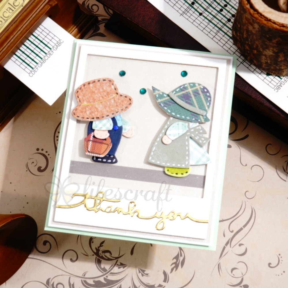 Lifescraft Little Boy and Little Girl Metal Cutting Dies