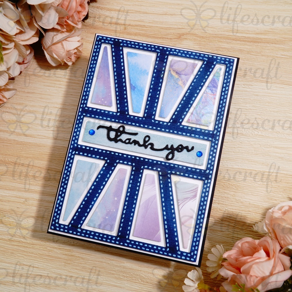 Lifescraft Triangle Background Board Metal Cutting Dies