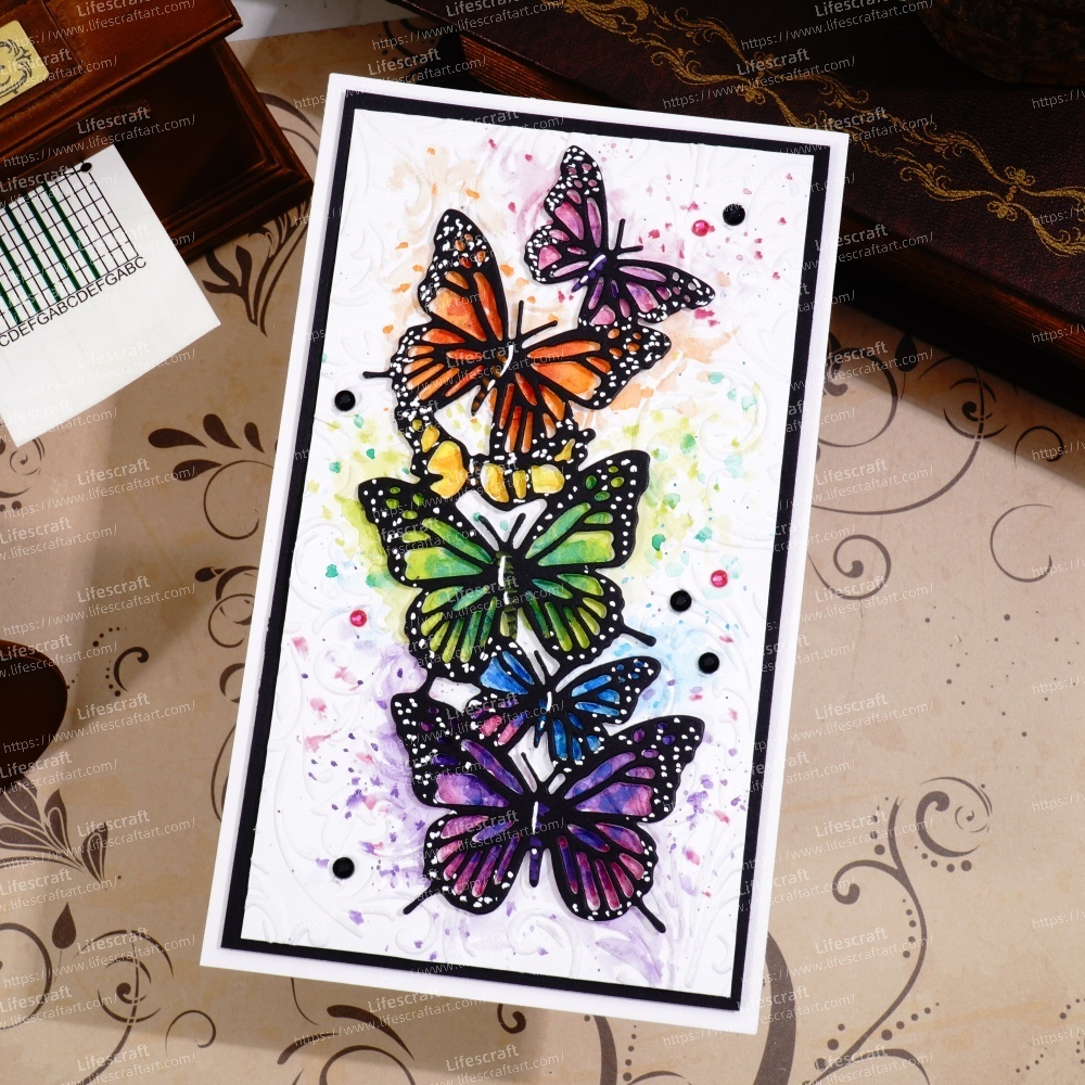 Lifescraft Spring Butterflies Metal Cutting Dies
