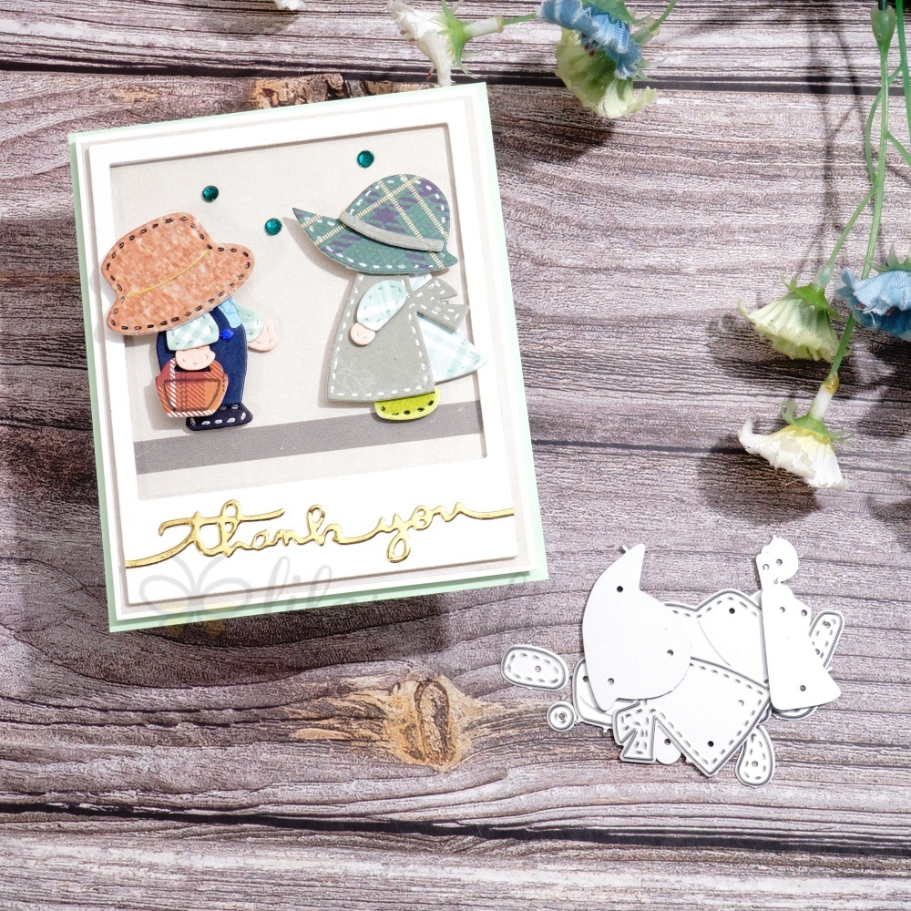 Lifescraft Little Boy and Little Girl Metal Cutting Dies