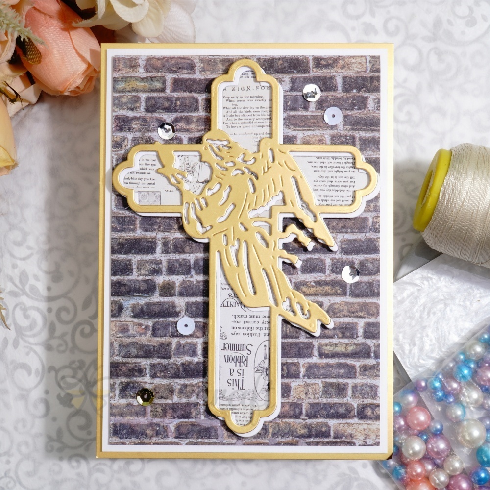 Lifescraft Jesus Angel Cross Metal Cutting Dies
