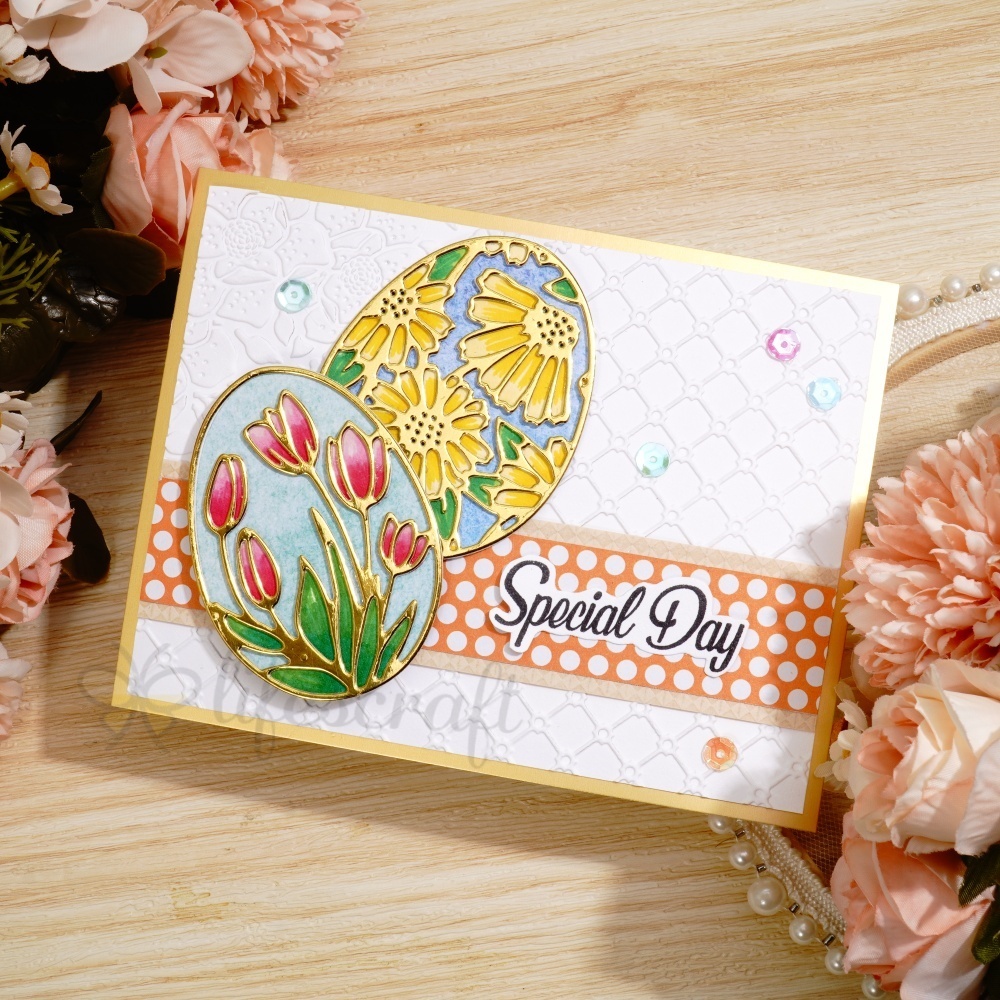 Lifescraft Special Day Flower Egg Metal Cutting Dies