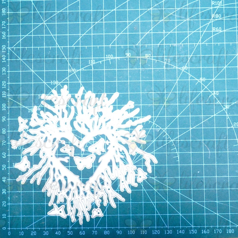 Lifescraft Heart Butterflies Metal Cutting Dies