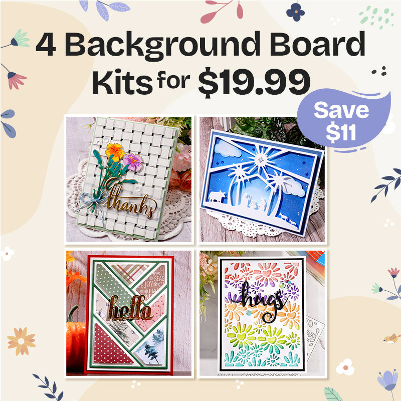 Background Board Kits Bundles with 4 Items