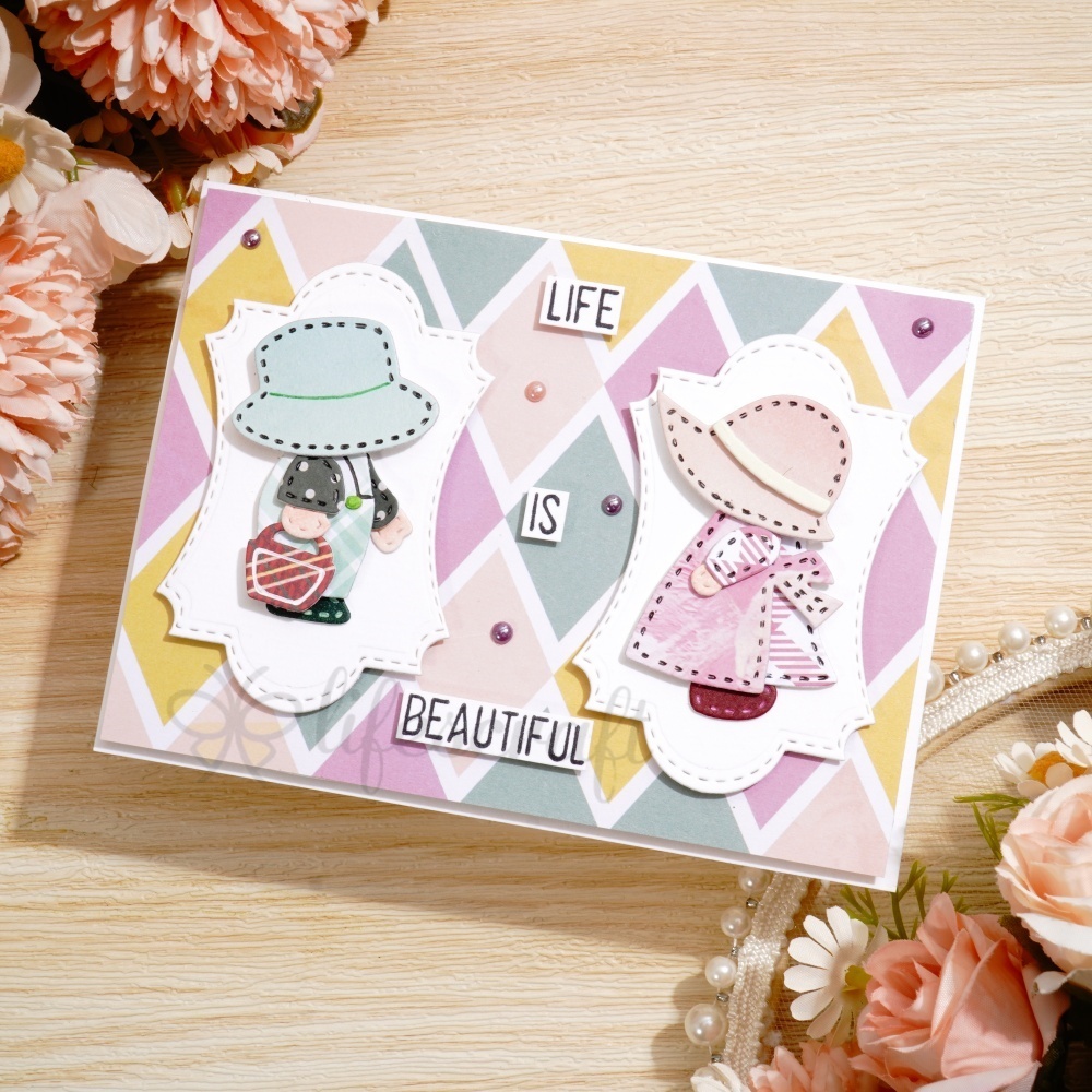 Lifescraft Little Boy and Little Girl Metal Cutting Dies