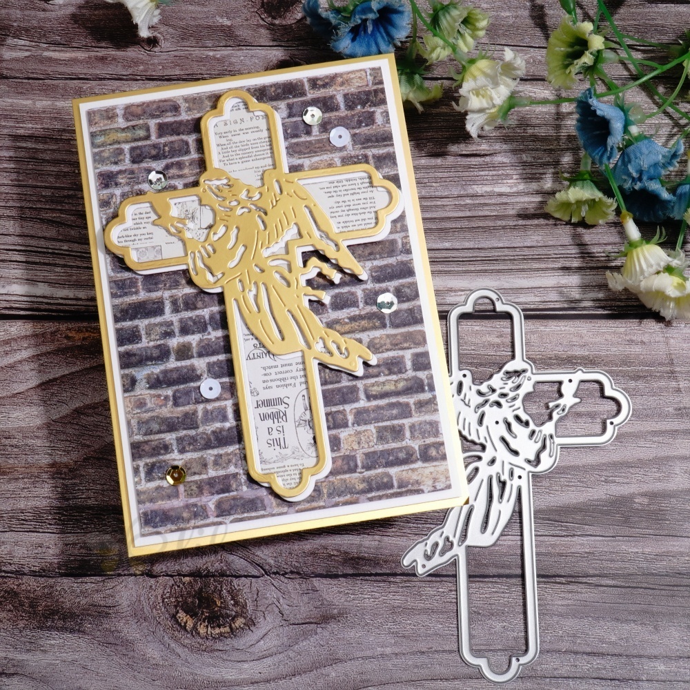 Lifescraft Jesus Angel Cross Metal Cutting Dies