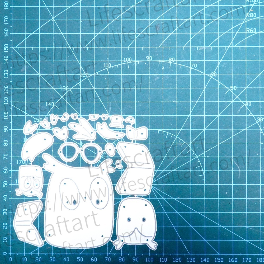 Lifescraft Birds Reading Metal Cutting Dies