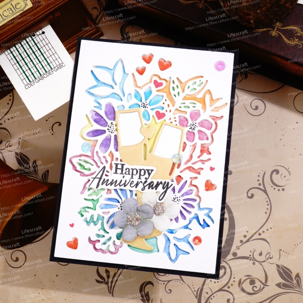 Lifescraft Hollow Flower Decoration Metal Cutting Dies