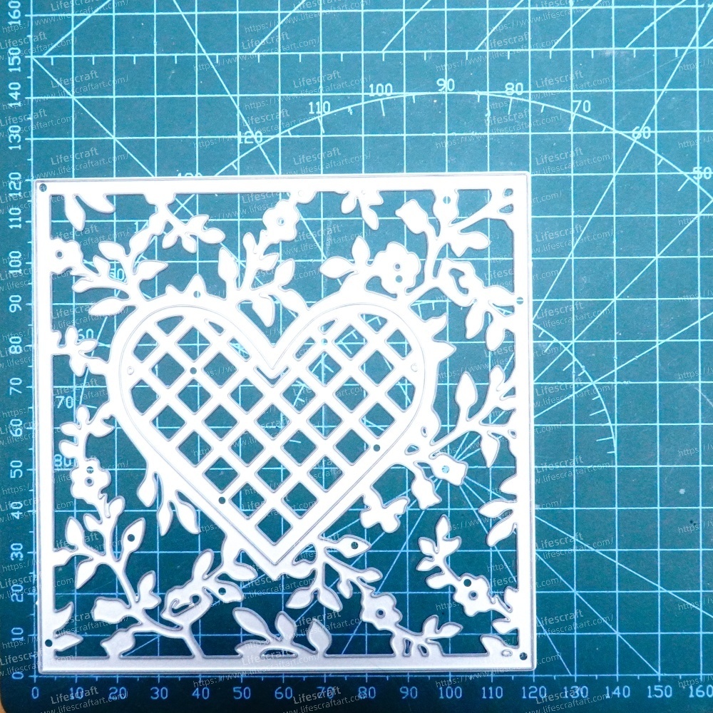 Lifescraft Heart Background Board Metal Cutting Dies