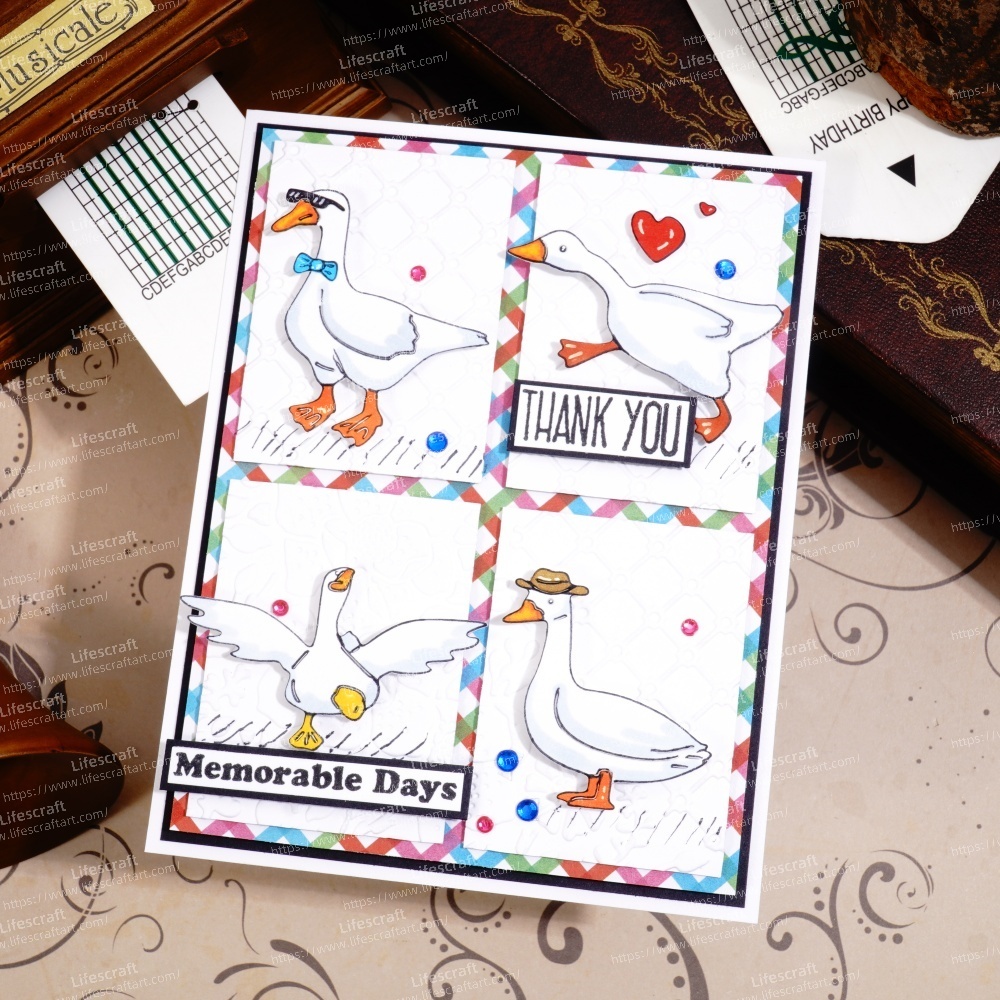 Lifescraft Happy Ducks Metal Cutting Dies