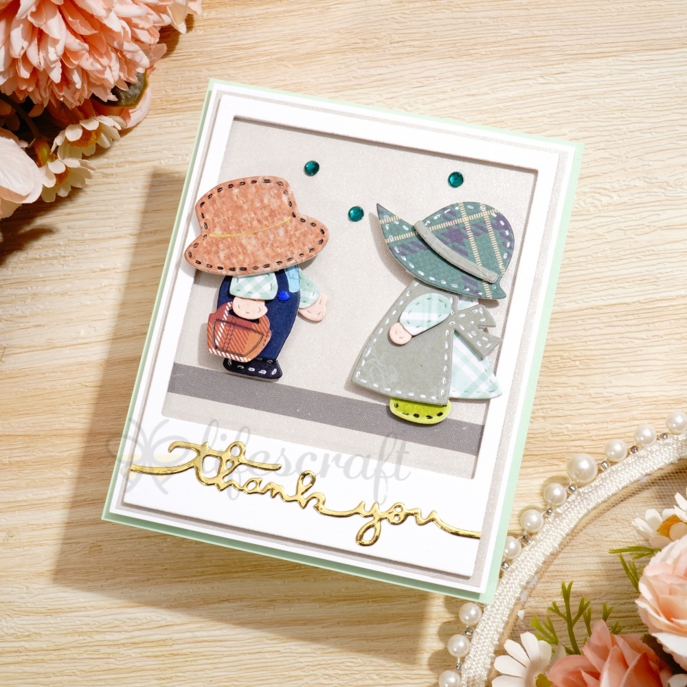 Lifescraft Little Boy and Little Girl Metal Cutting Dies