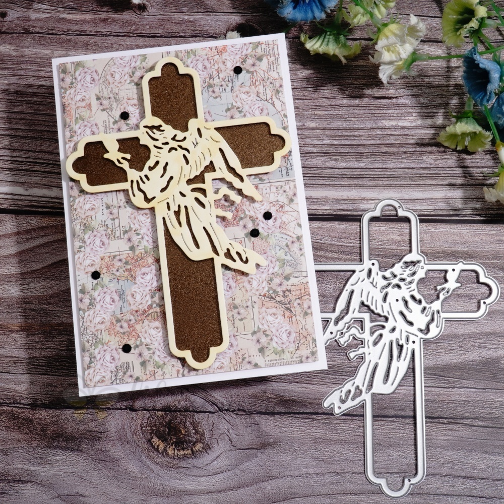 Lifescraft Jesus Angel Cross Metal Cutting Dies