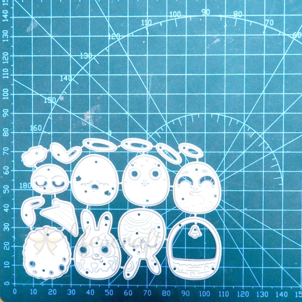 Lifescraft Easter Funny Bunny Head Metal Cutting Dies