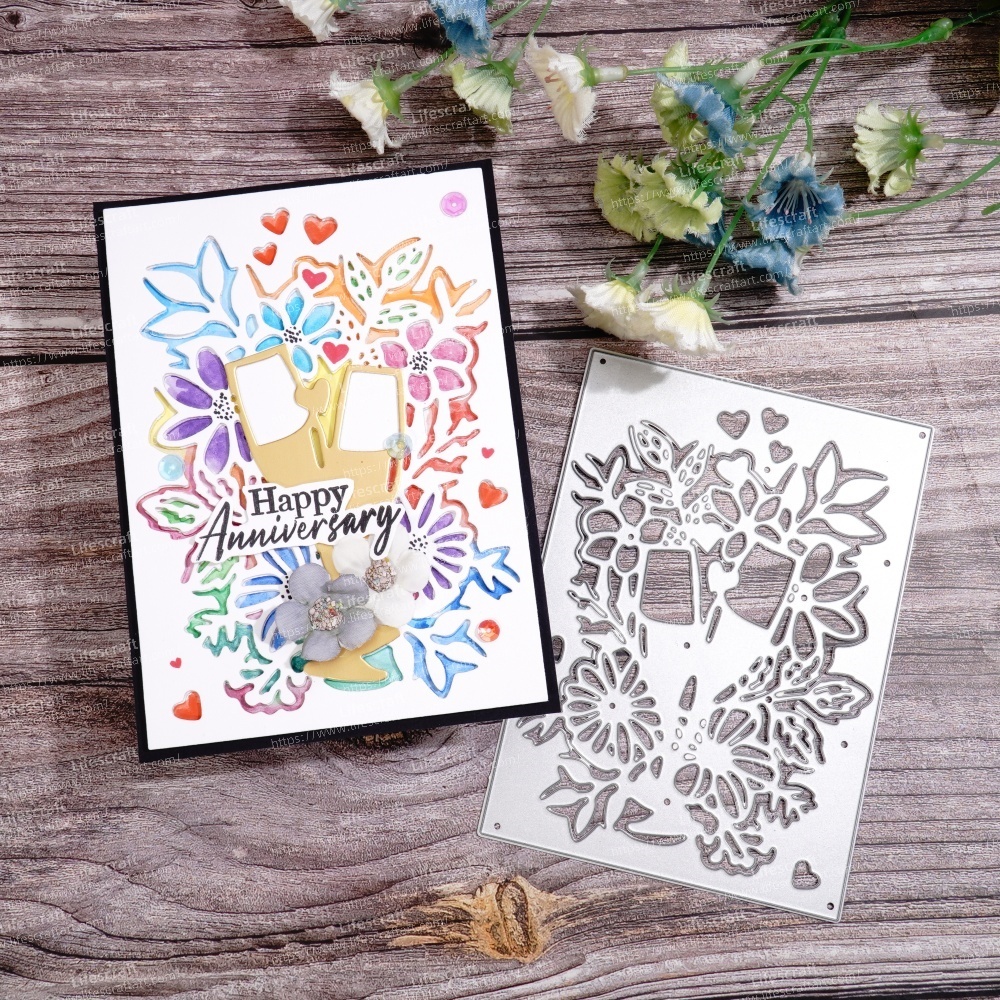 Lifescraft Hollow Flower Decoration Metal Cutting Dies