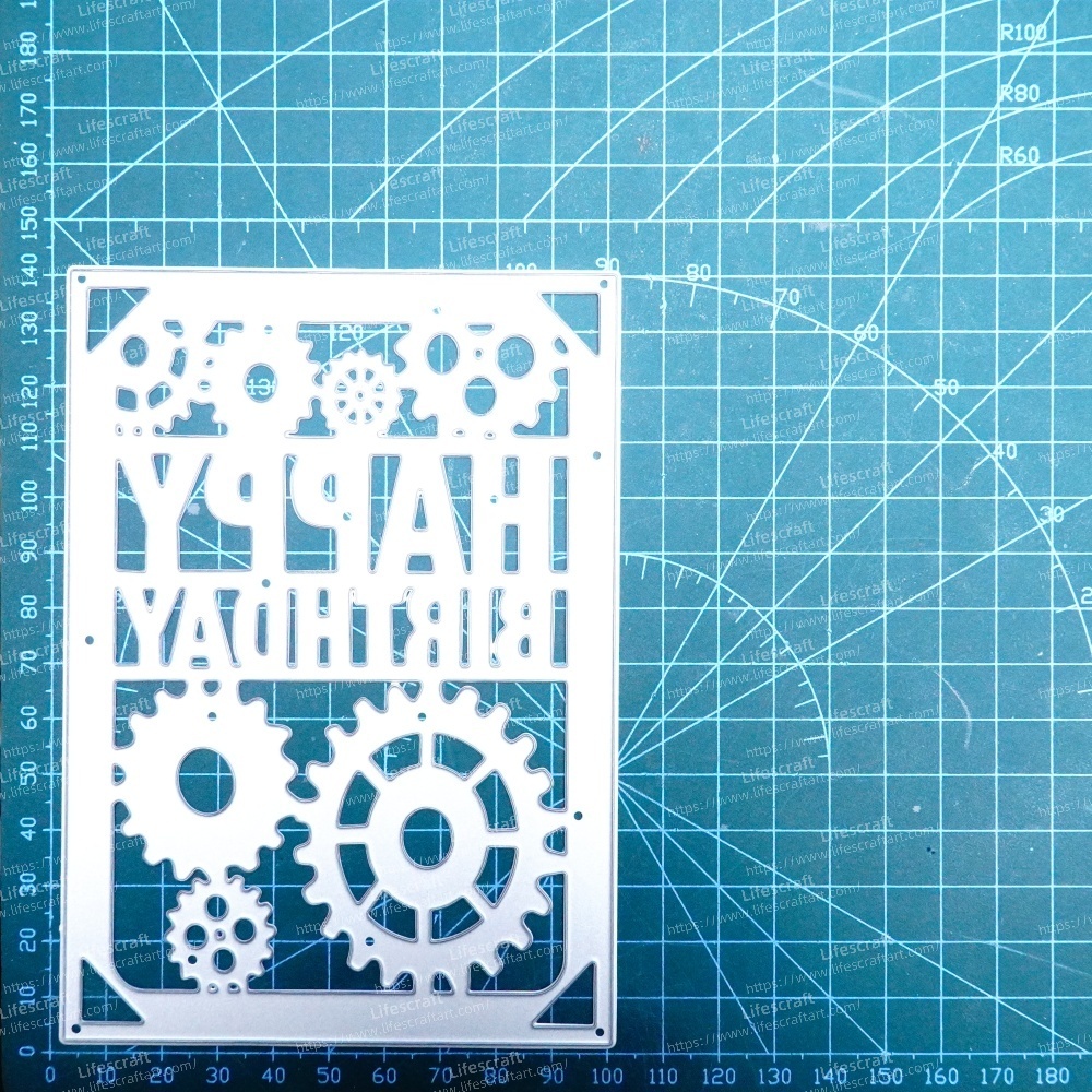 Lifescraft Gear Background Board Metal Cutting Dies