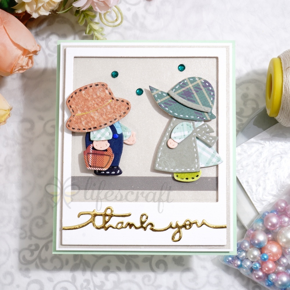 Lifescraft Little Boy and Little Girl Metal Cutting Dies