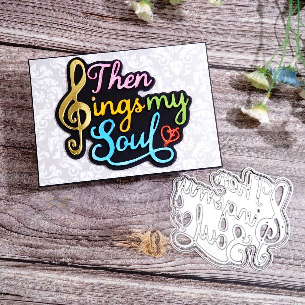 Lifescraft Then Sings My Soul Word Metal Cutting Dies