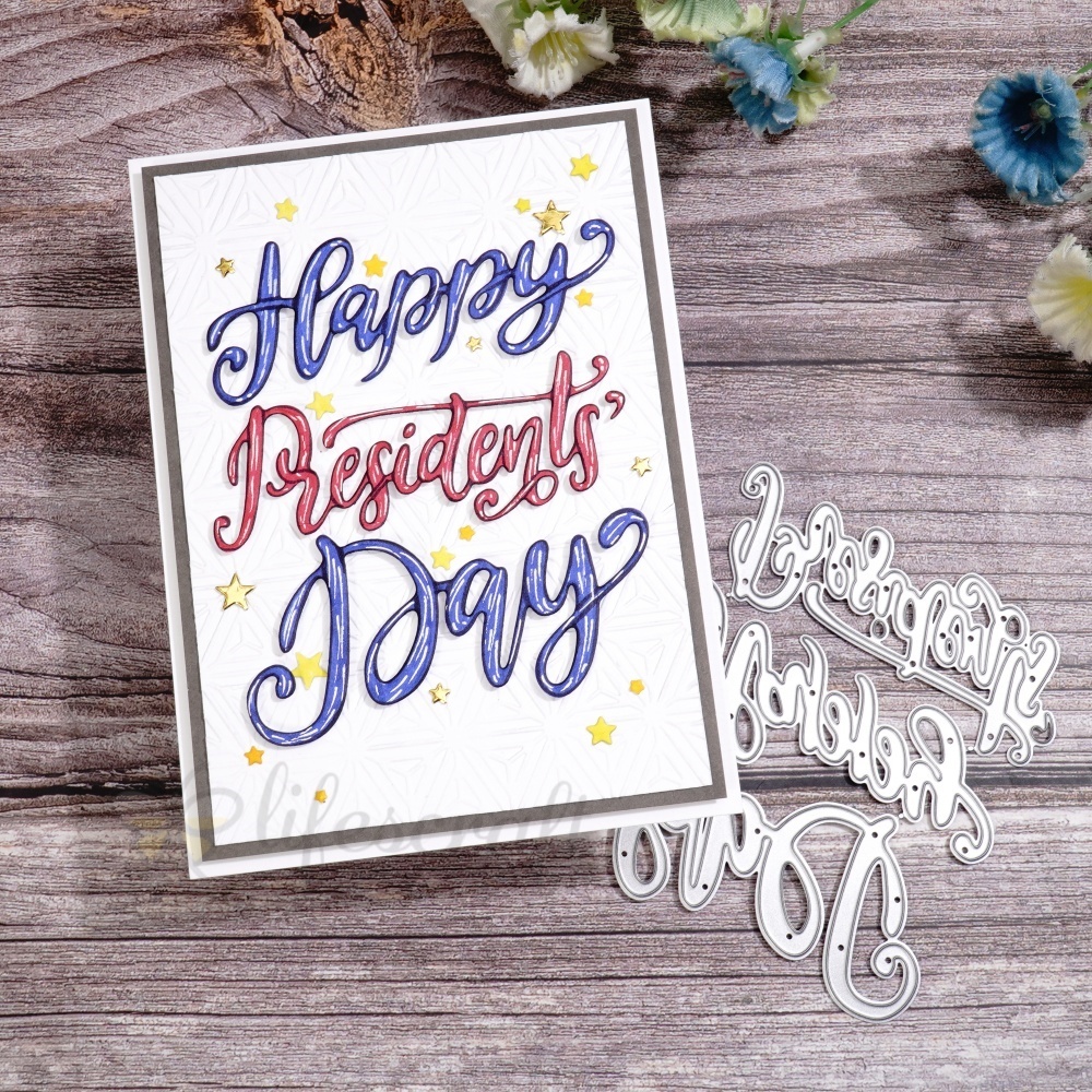 Lifescraft Happy Presidential Day Cutting Dies