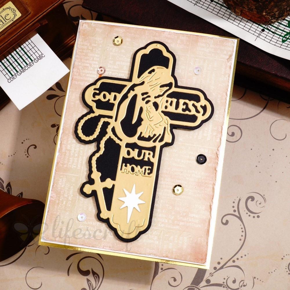 Lifescraft Prayer Cross Metal Cutting Dies