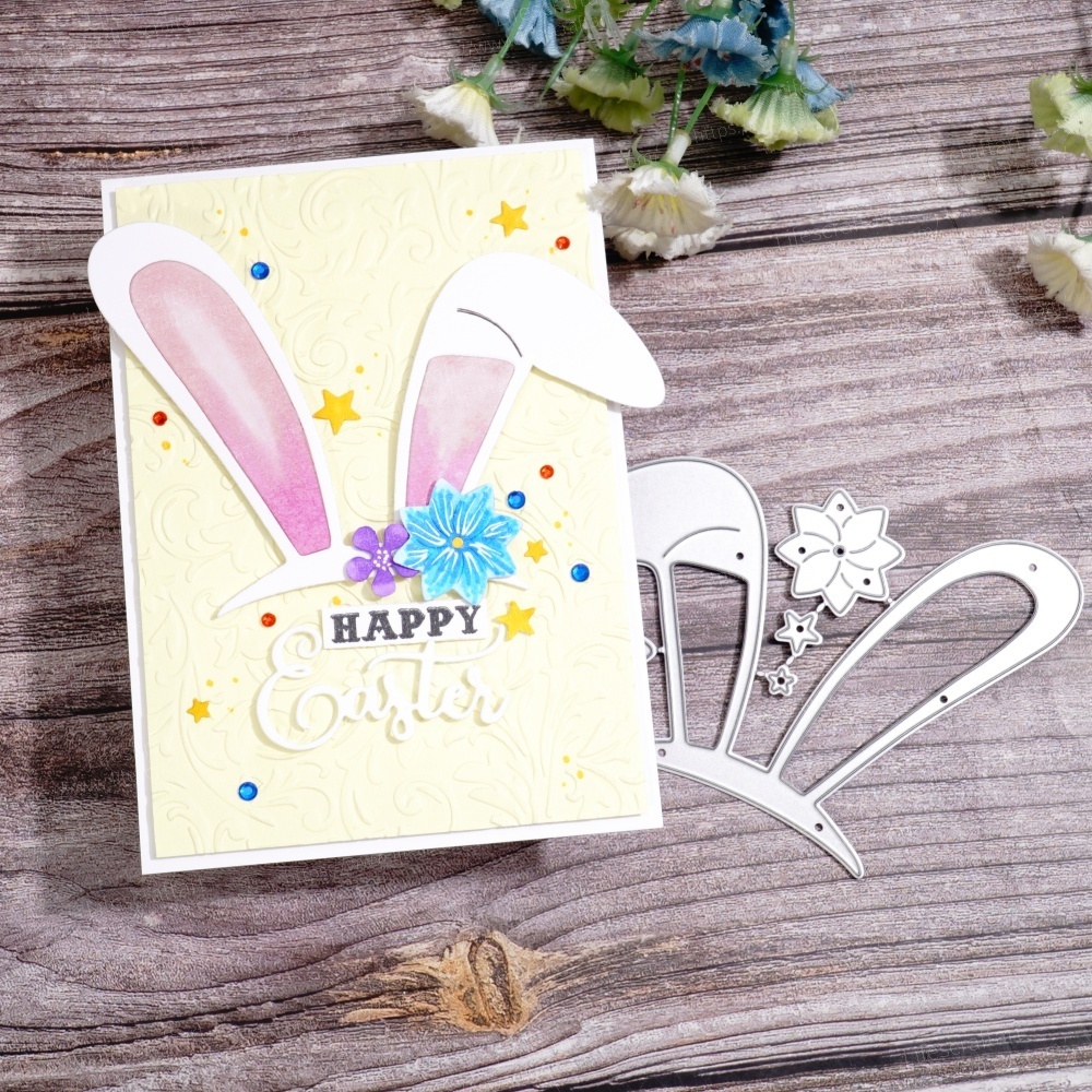 Lifescraft Bunny Ear Decoration Metal Cutting Dies