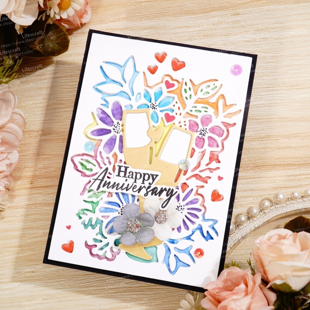 Lifescraft Hollow Flower Decoration Metal Cutting Dies