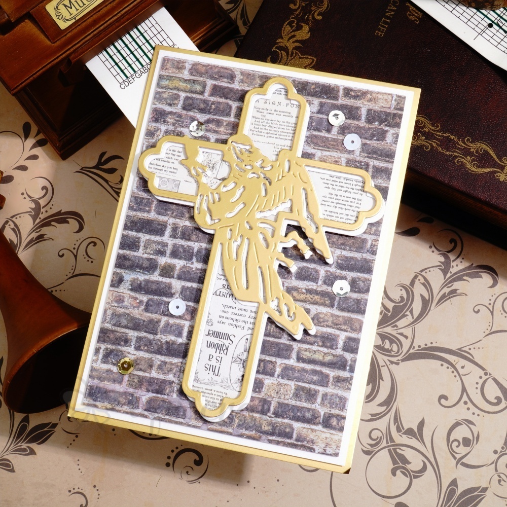 Lifescraft Jesus Angel Cross Metal Cutting Dies