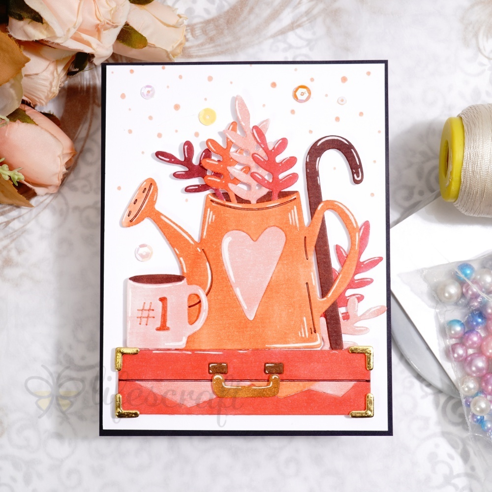 Lifescraft Watering Can Metal Cutting Dies