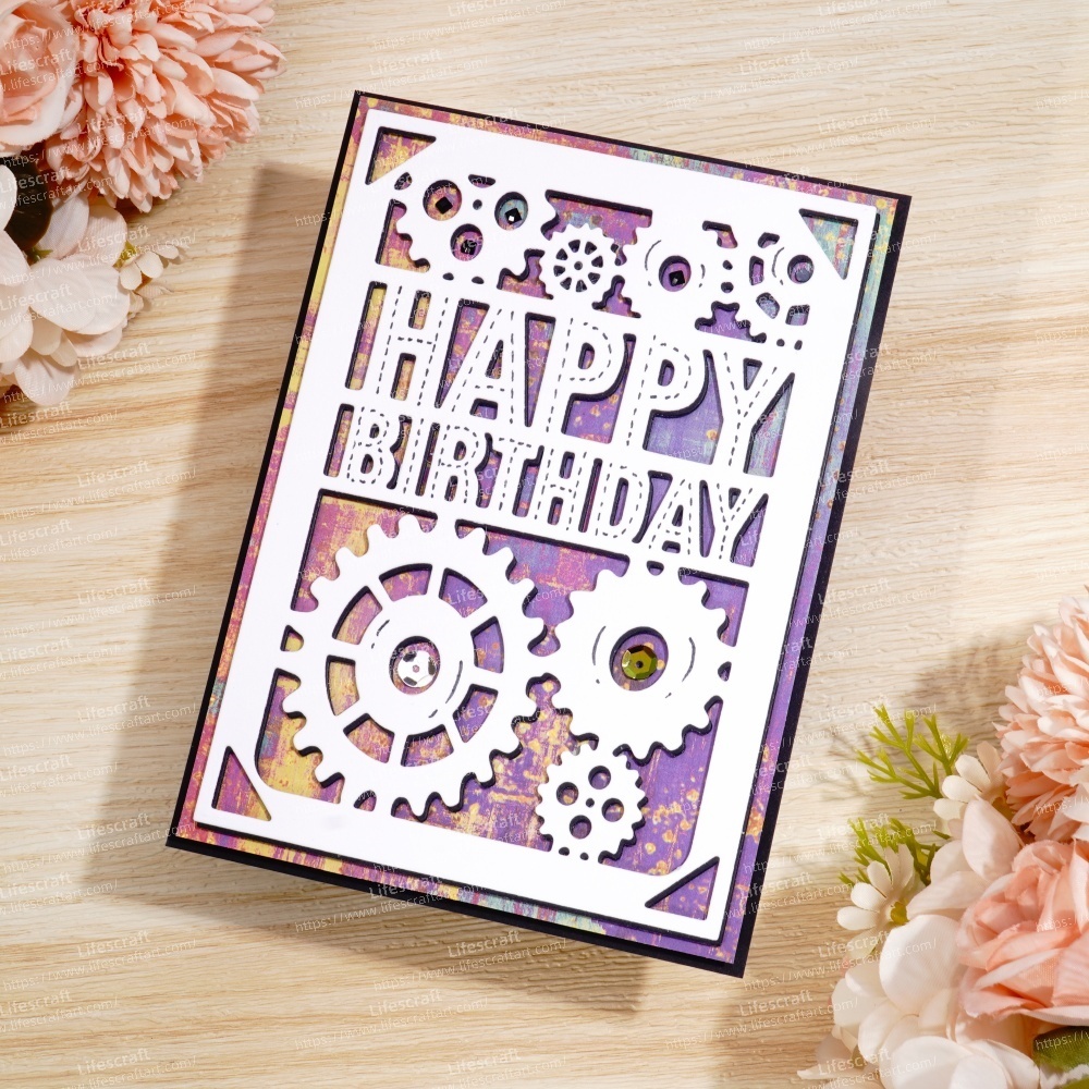 Lifescraft Gear Background Board Metal Cutting Dies