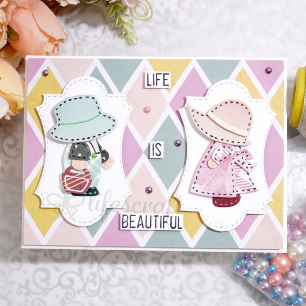 Lifescraft Little Boy and Little Girl Metal Cutting Dies